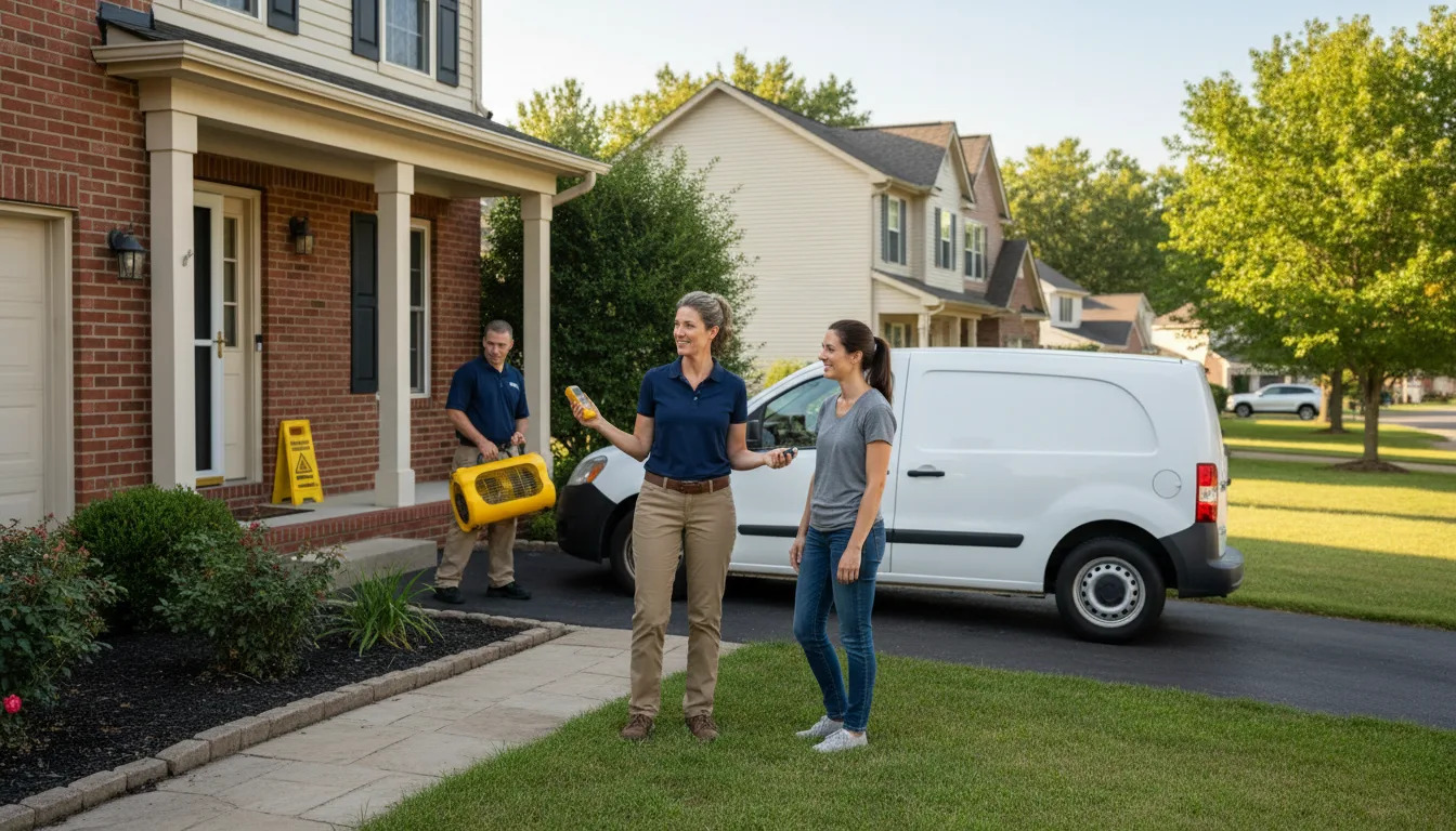 Water restoration image for Flood Water Cleanup, Removal And Restoration Services in Sedalia, OH